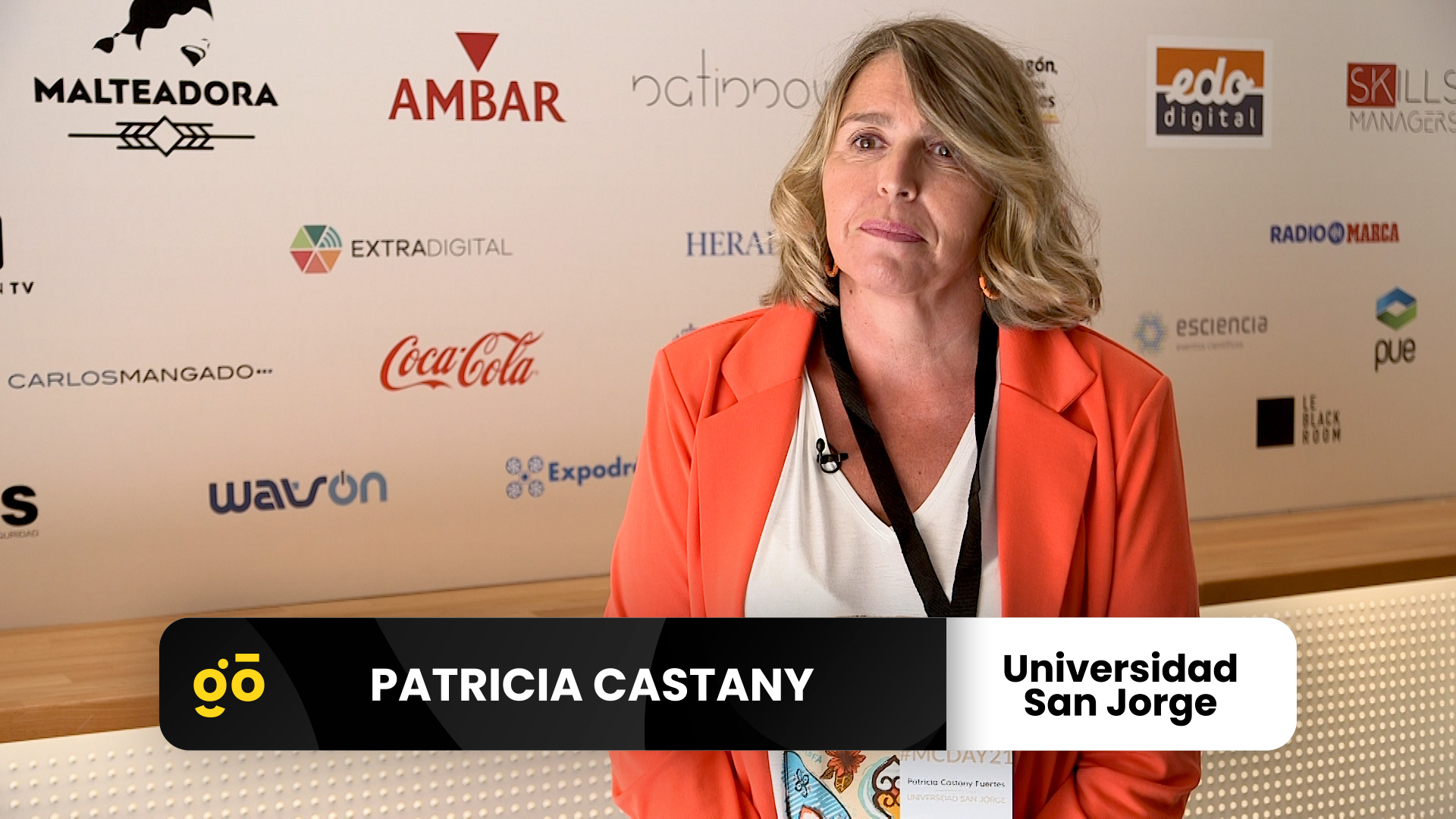 Patricia Castany Protocolo en Universidad San Jorge
