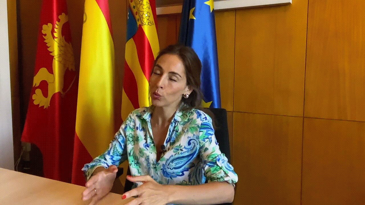 Entrevista a María Navarro, consejera de Presidencia, Hacienda e Interior del Ayuntamiento de Zaragoza