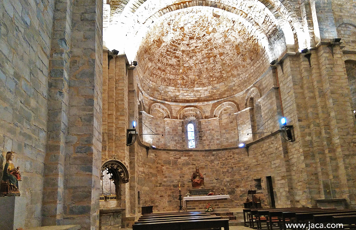 Interior del Monasterio de Siresa, Declarado Monumento histórico artístico en 1931