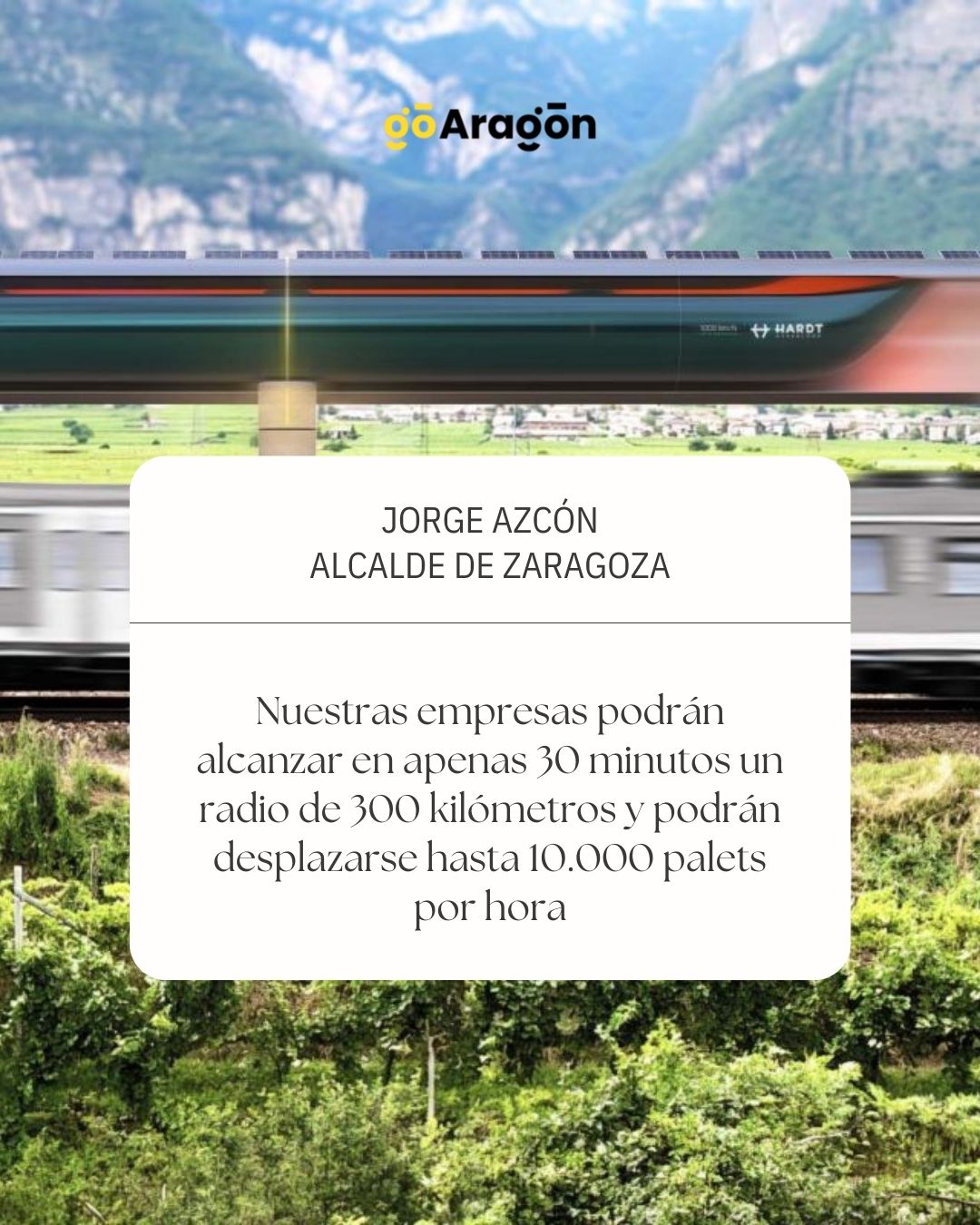 Zaragoza futuro nodo estratégico en la red europea de Hyperloop