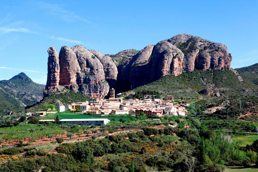 Mallos de Agüero. Foto: Turismo de Aragón.