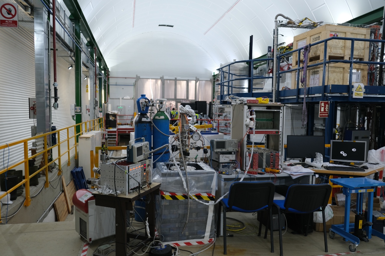 A l'intérieur du LSC, à Canfranc. Laboratoire souterrain LSC Canfranc