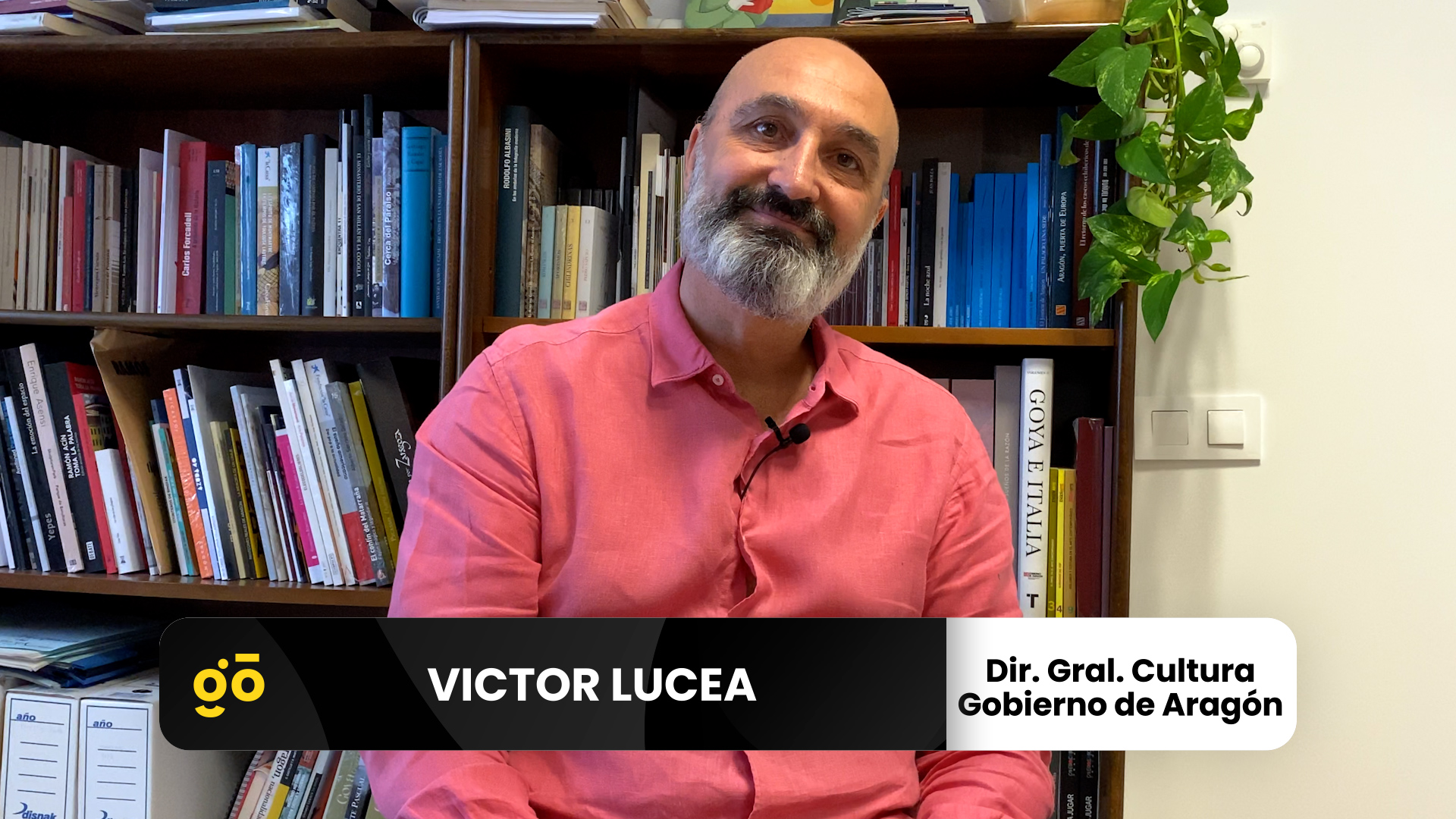 Entrevista Victor Lucea, director general de Cultura del Gobierno de Aragón
