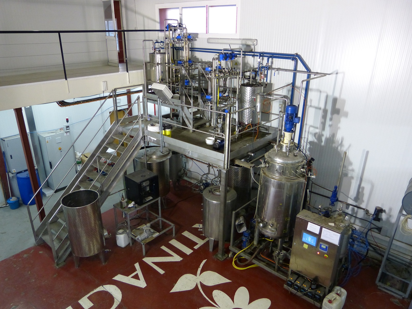 Un bioreactor dentro de la planta de Térvalis en Utrillas. FOTO: Térvalis