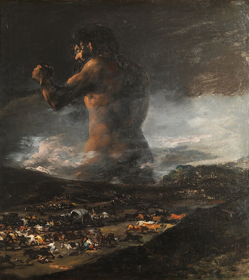 'El Coloso', de Francisco de Goya.