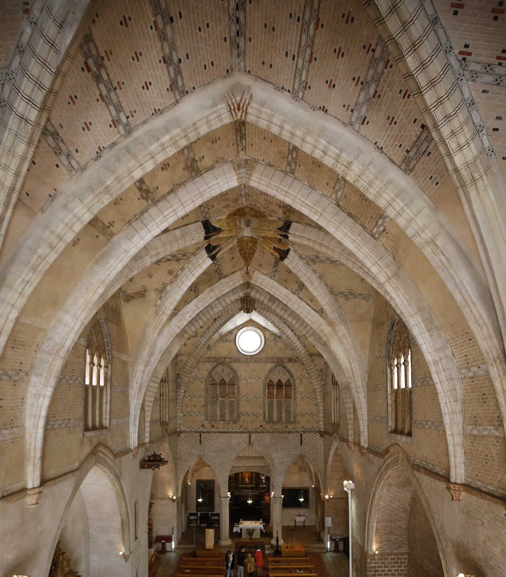 Interior de la Iglesia de Santa María de Tobed. FOTO: Territorio Mudéjar