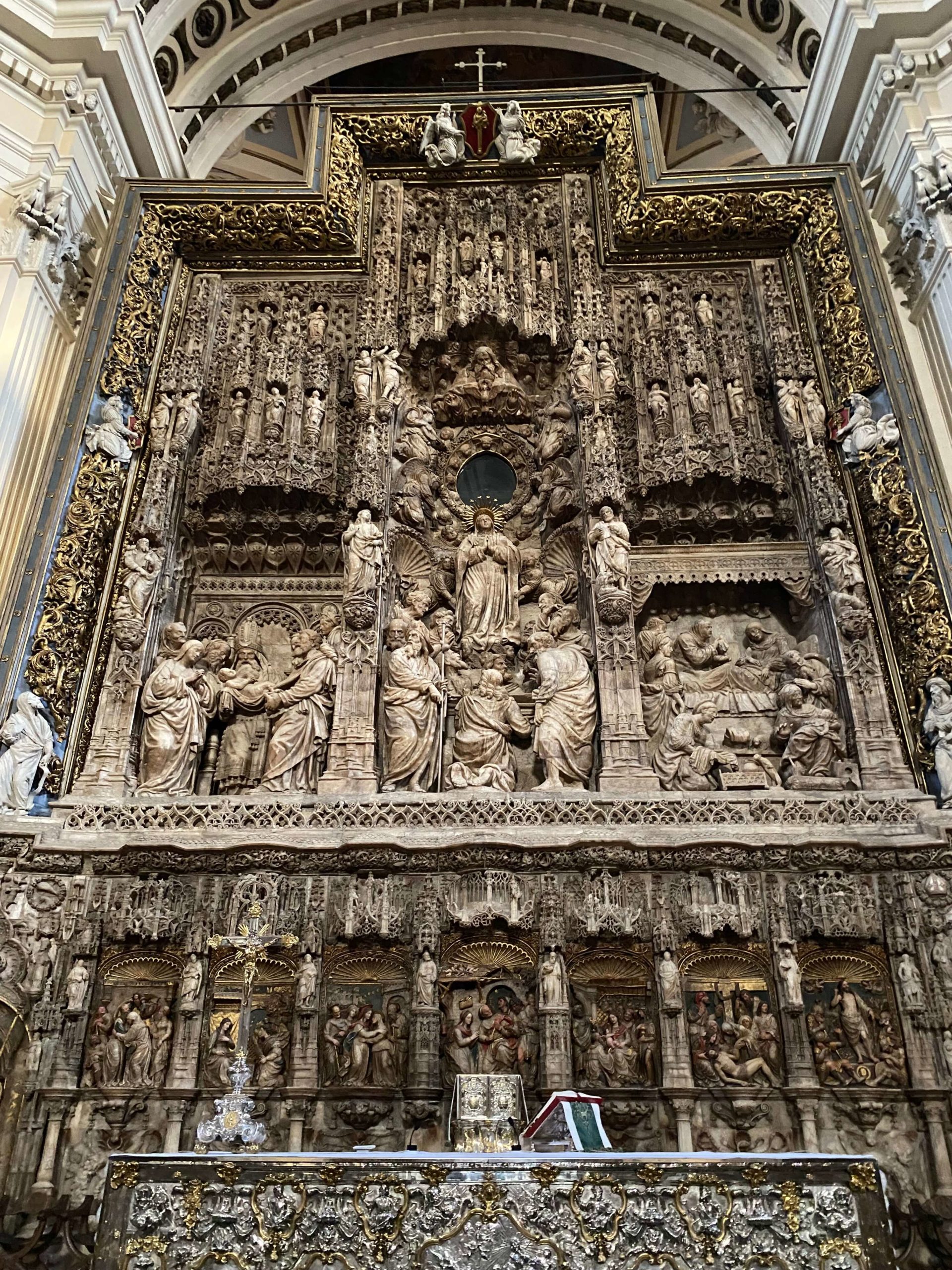 Altar mayor de la basílica del Pilar, de Damián Forment.