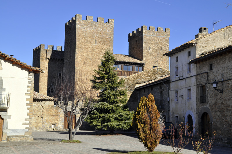  西班牙韦斯卡省的城堡