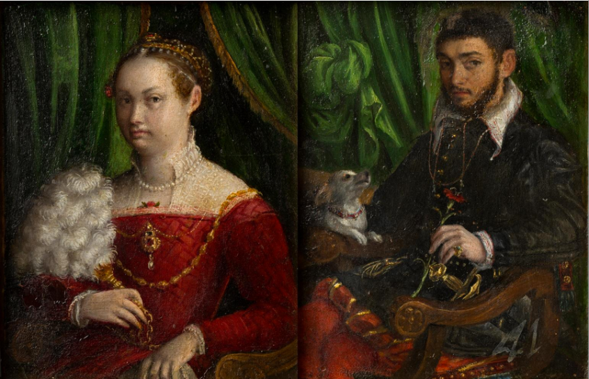 Este cuadro "Doble retrato de matrimonio" se encuentra expuesto en el Museo de Zaragoza