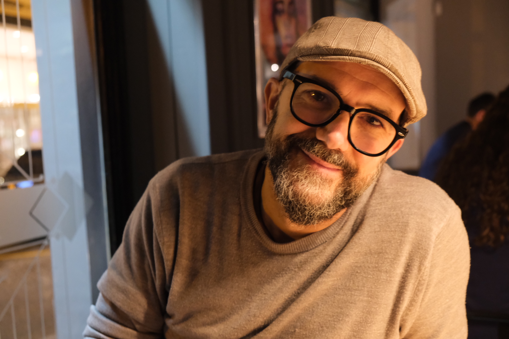 El cineasta Hugo Ruiz, director de 'Una noche con Adela'. Entrevista a Hugo Ruiz FOTO: Marcos Díaz 